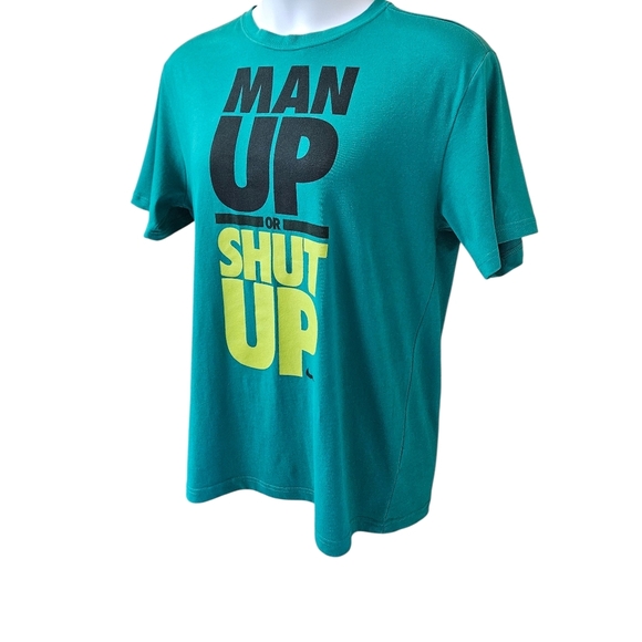 Nike Teal and Yellow Graphic Tee - Picture 7 of 15